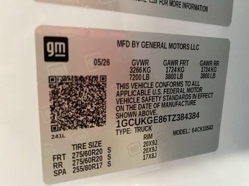 New 2026 Chevrolet Silverado 1500 LTZ w/ Technology Package AWD/4WD image 40