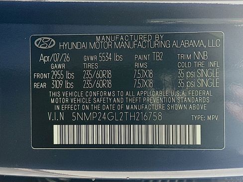 New 2026 Hyundai Santa Fe SEL FWD image 23