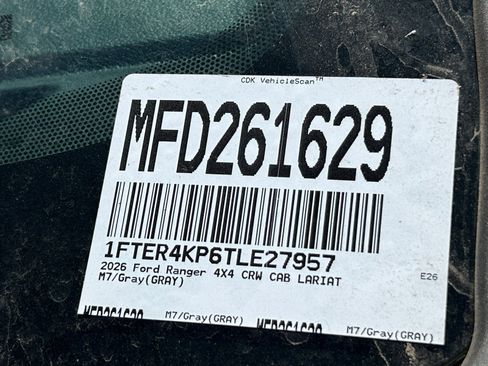 New 2026 Ford Ranger Lariat w/ FX4 Off-Road Package AWD/4WD image 31