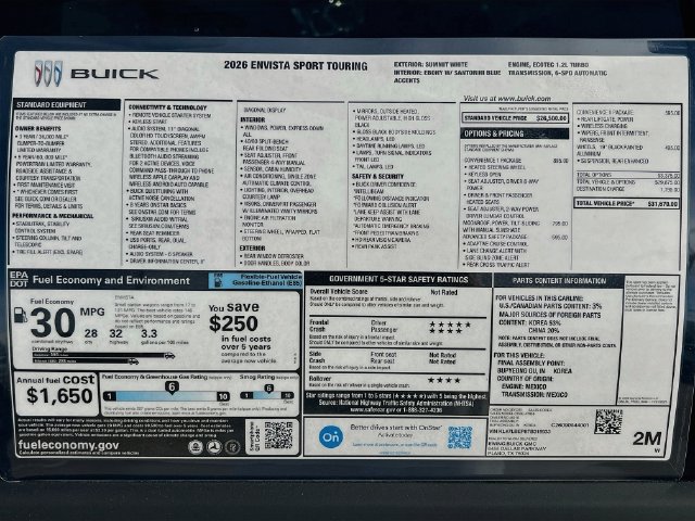 New 2026 Buick Envista Sport Touring w/ Convenience I Package FWD image 21