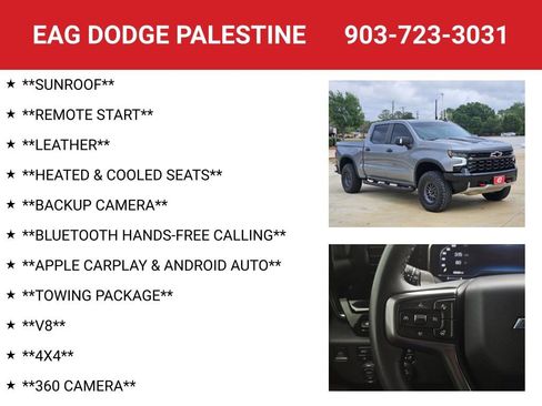 Used 2024 Chevrolet Silverado 1500 ZR2 w/ Technology Package AWD/4WD image 4