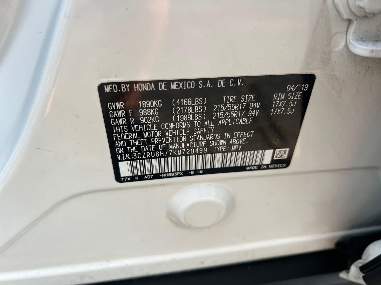 Used 2019 Honda HR-V EX-L image 17