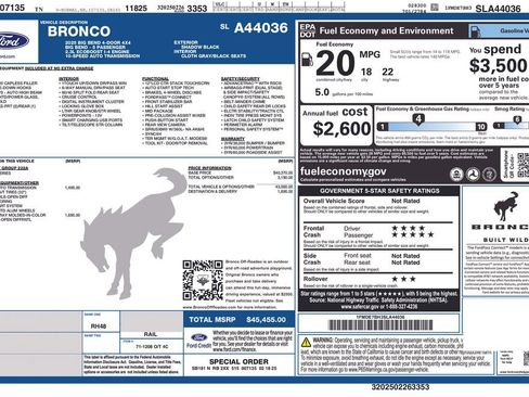 Certified 2025 Ford Bronco Big Bend image 8