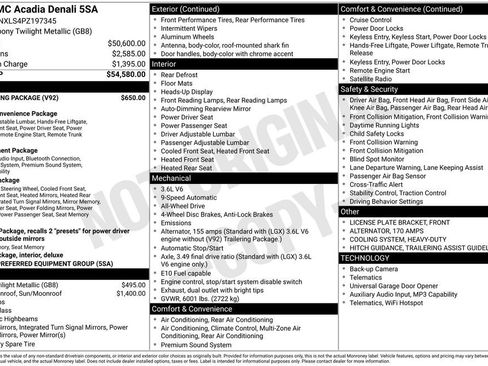 Certified 2023 GMC Acadia Denali w/ Trailering Package AWD/4WD image 1