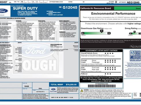 Used 2022 Ford F250 Lariat w/ Lariat Ultimate Package AWD/4WD image 4