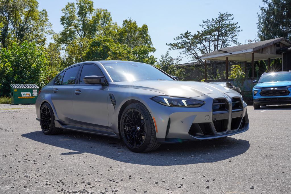 Used 2025 BMW M3 w/ M Carbon Exterior Package RWD image 12
