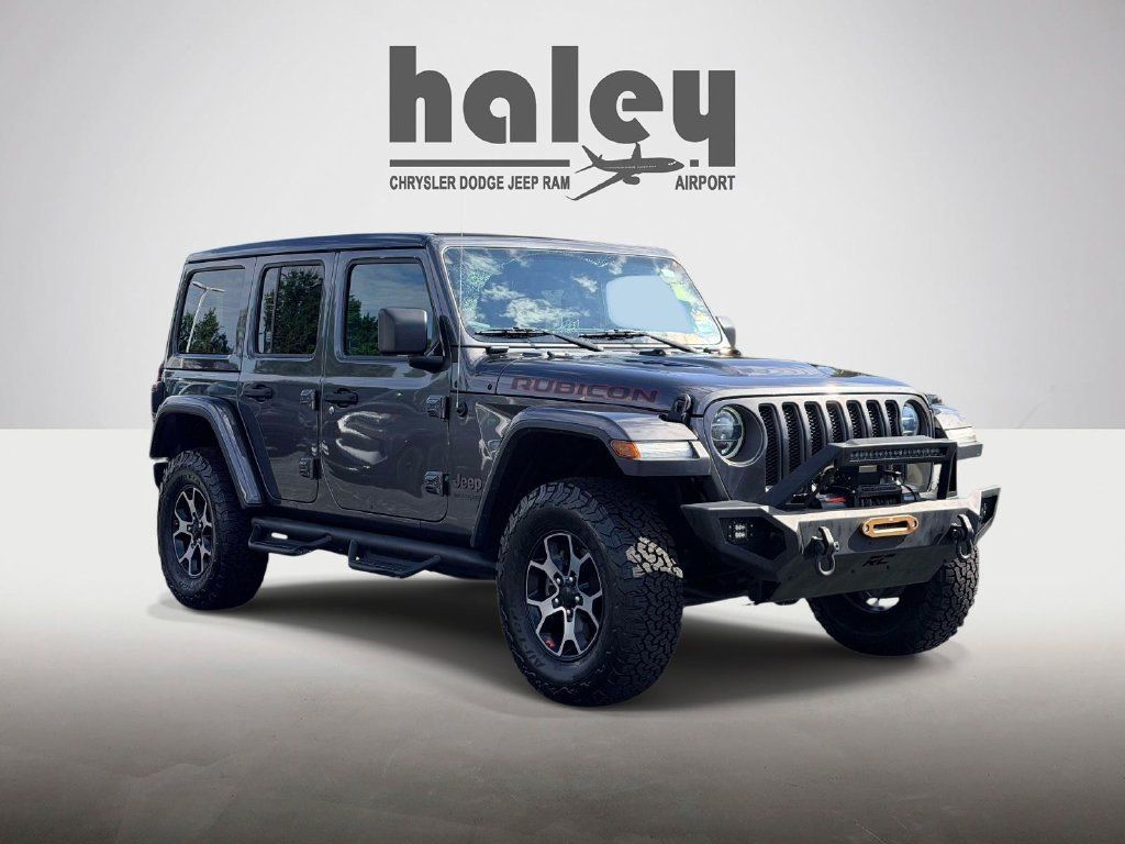 Used 2019 Jeep Wrangler Unlimited Rubicon w/ LED Lighting Group AWD/4WD image 1