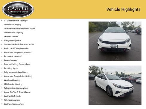 Used 2024 Kia Forte GT-Line w/ GT-Line Premium Package FWD image 4