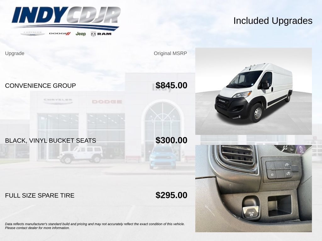 Used 2024 RAM ProMaster 2500 w/ Convenience Group FWD image 4