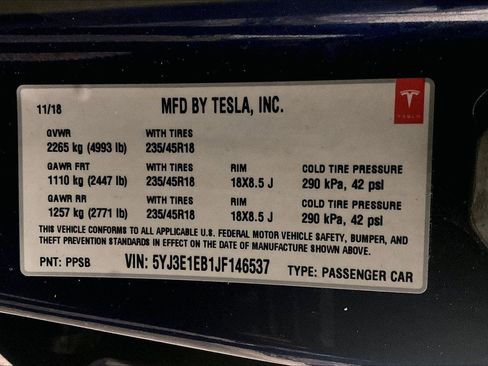 Used 2018 Tesla Model 3 Performance image 32
