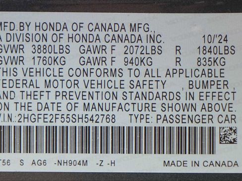 Used 2025 Honda Civic Sport image 30