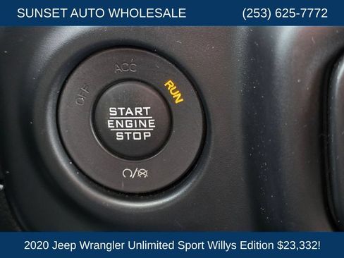 Used 2020 Jeep Wrangler Unlimited Sport AWD/4WD image 43