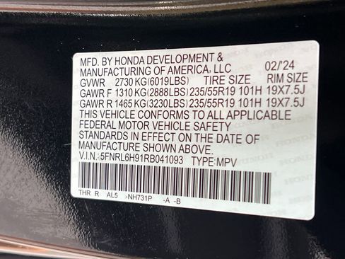 Used 2024 Honda Odyssey Elite image 30