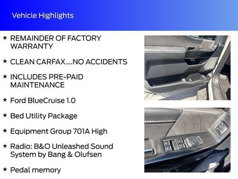 Used 2023 Ford F150 Platinum w/ Equipment Group 701A High AWD/4WD image 16