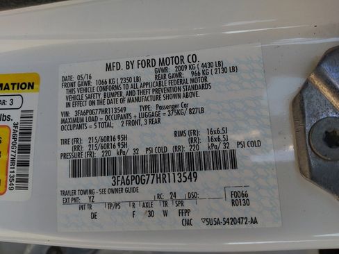 Used 2017 Ford Fusion S image 33