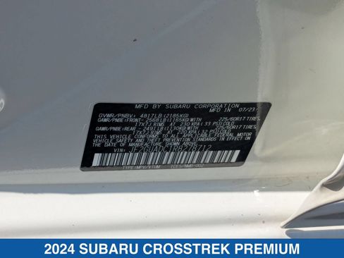 Certified 2024 Subaru Crosstrek 2.0i Premium AWD/4WD image 37