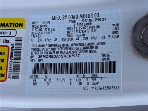 New 2025 Ford Bronco Sport Badlands w/ Sasquatch Badlands Package image 18