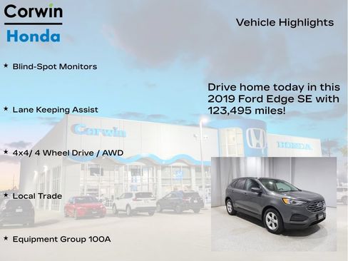 Used 2019 Ford Edge SE AWD/4WD image 6