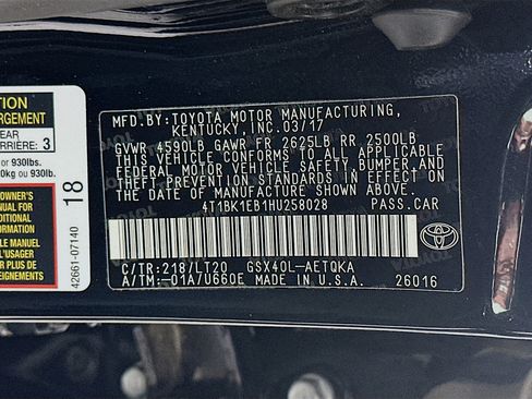 Used 2017 Toyota Avalon Touring image 12