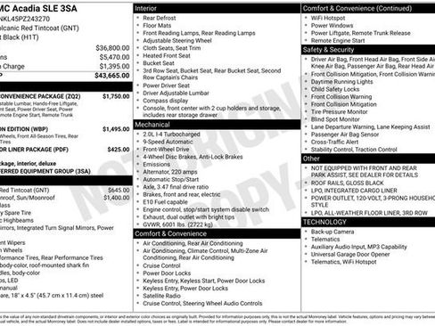 Certified 2023 GMC Acadia SLE w/ Driver Convenience Package image 44