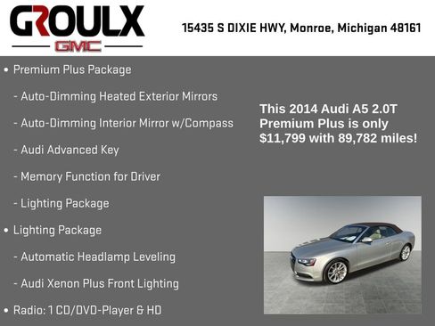 Used 2014 Audi A5 2.0T Premium Plus w/ Premium Plus Package AWD/4WD image 15