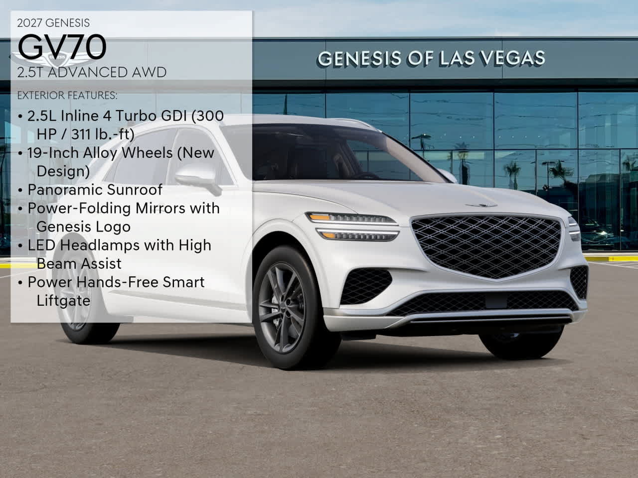 New 2027 Genesis GV70 2.5T Advanced AWD/4WD image 3