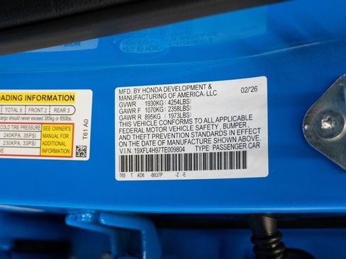 New 2026 Honda Civic Sport Touring image 31