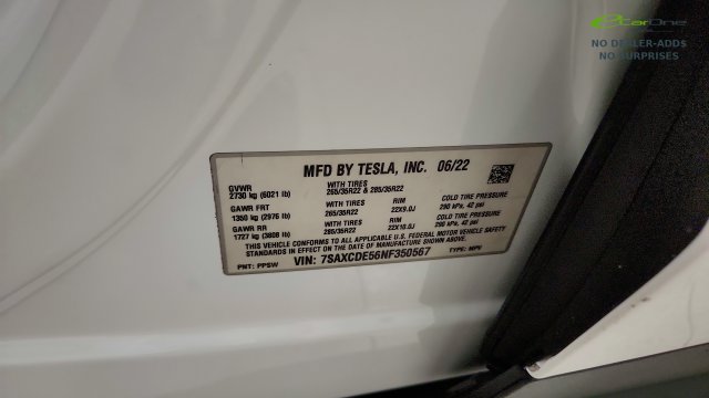 Used 2022 Tesla Model X AWD/4WD image 70