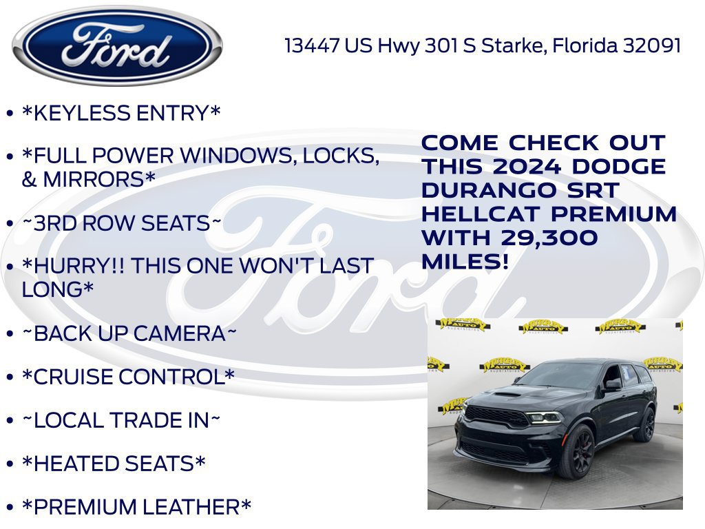 Used 2024 Dodge Durango SRT Hellcat AWD/4WD image 10