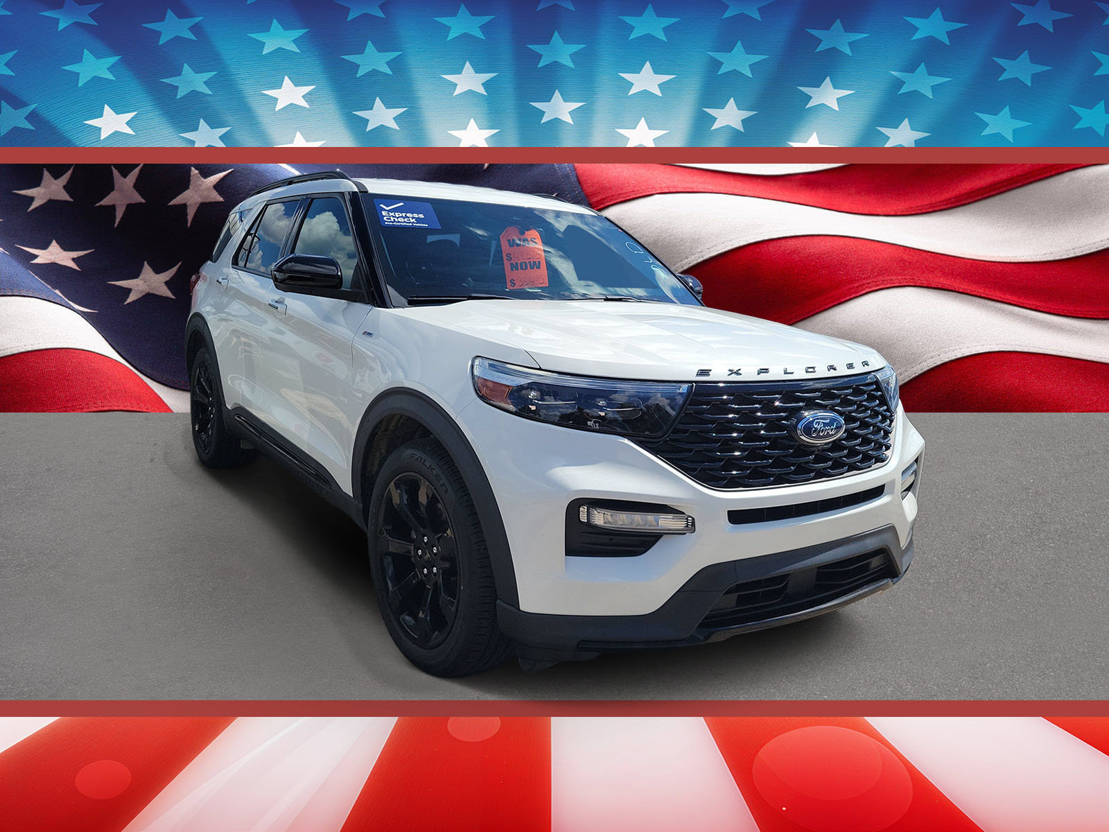 Certified 2023 Ford Explorer ST-Line w/ Class IV Trailer Tow Package RWD image 1