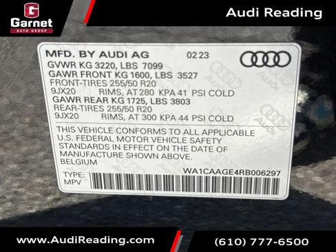 Certified 2024 Audi Q8 e-tron Premium Plus w/ Premium Plus Package image 28