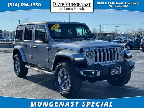 Used 2018 Jeep Wrangler Unlimited Sahara image 1
