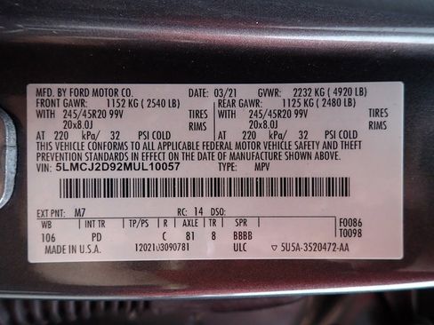 Used 2021 Lincoln Corsair Reserve AWD/4WD image 21