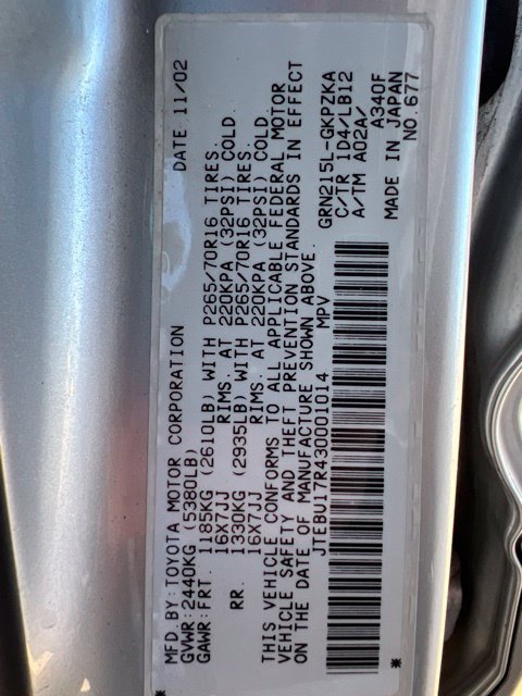 Used 2003 Toyota 4Runner Limited AWD/4WD image 27