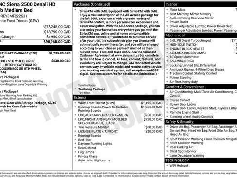 Used 2021 GMC Sierra 2500 Denali w/ Denali Ultimate Package AWD/4WD image 1