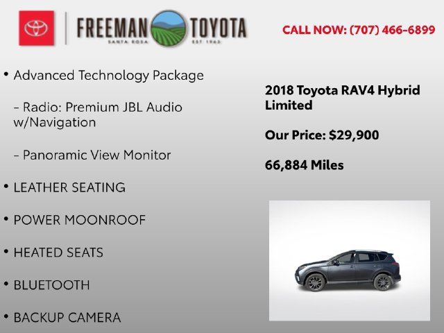 Used 2018 Toyota RAV4 Limited w/ Advanced Technology Package AWD/4WD image 5