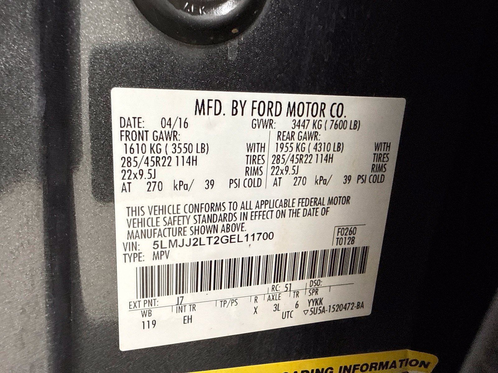 Used 2016 Lincoln Navigator Reserve AWD/4WD image 16