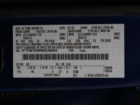 Certified 2022 Ford F150 XLT w/ Equipment Group 302A High image 23