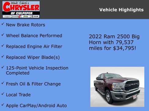 Used 2022 RAM 2500 Big Horn image 6