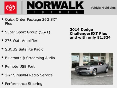 Used 2014 Dodge Challenger SXT Plus image 10