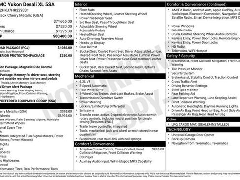 Used 2017 GMC Yukon XL Denali w/ Open Road Package image 3