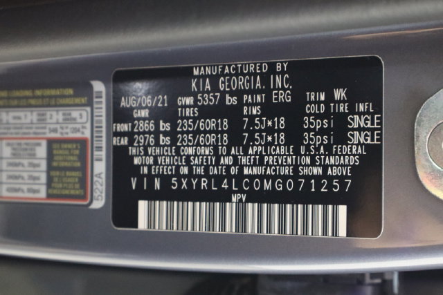Used 2021 Kia Sorento S w/ Panoramic Sunroof Package FWD image 32