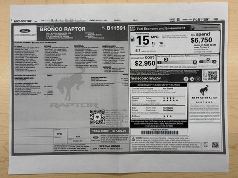 Used 2023 Ford Bronco Raptor image 39