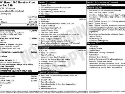 Used 2024 GMC Sierra 1500 Elevation w/ Preferred Package AWD/4WD image 6