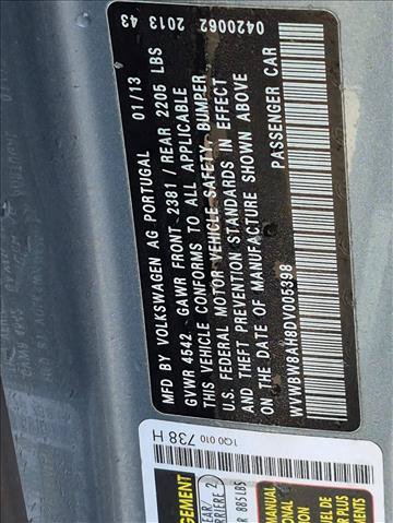 Used 2013 Volkswagen Eos Komfort FWD image 16