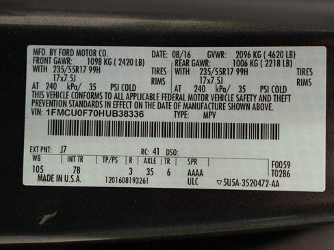 Used 2017 Ford Escape S FWD image 31