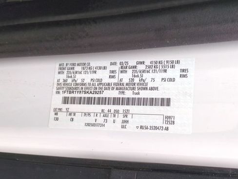 Used 2025 Ford Transit 250 Low Roof w/ Exterior Upgrade Package RWD image 34