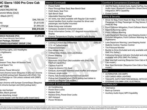 Used 2024 GMC Sierra 1500 Pro w/ Convenience Package AWD/4WD image 9