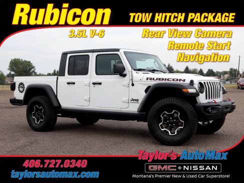 Used 2020 Jeep Gladiator Rubicon w/ Uconnect 4C Nav & Sound Group AWD/4WD image 1