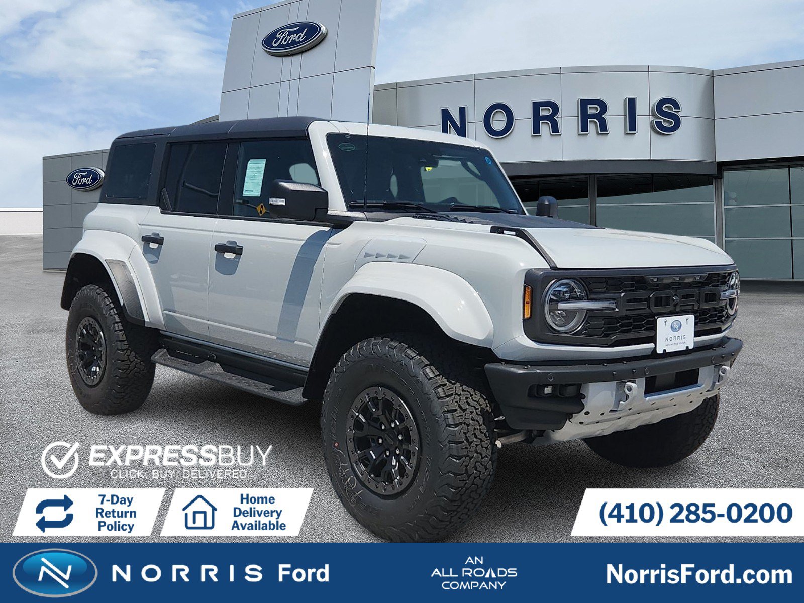 New 2026 Ford Bronco Raptor w/ Interior Carbon Fiber Pack AWD/4WD image 1